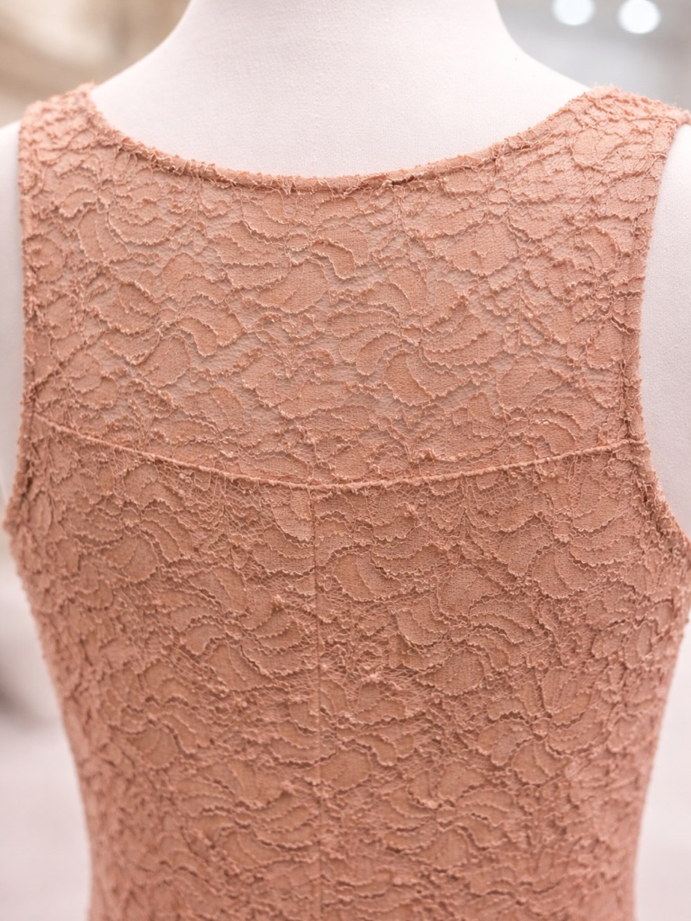 Candalite Lace Maxi Dress | Size L | Elegant Blush Formal - Picture 4 of 14